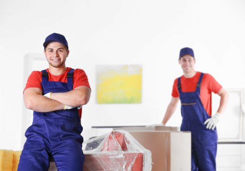 Careful loading of furniture for a house relocation