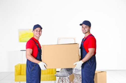 Commercial moving support using a van in Eltham