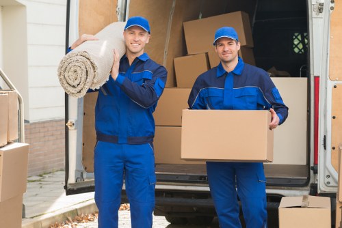 Illustration representing ethical moving services and anti-slavery commitment