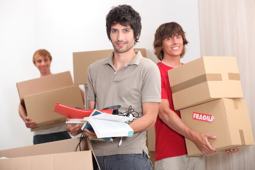 Household items being loaded for a South East London delivery