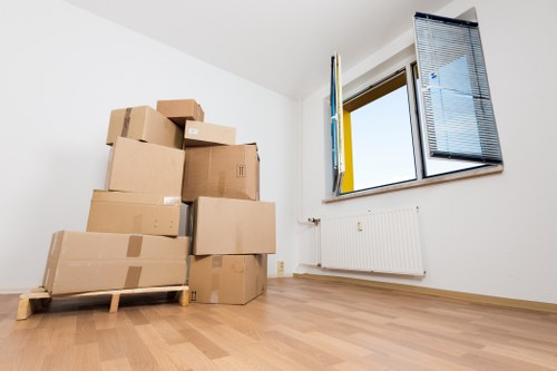Local moving truck ready for a residential move in Eltham