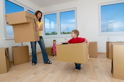 Careful packing and furniture handling during an Eltham house move