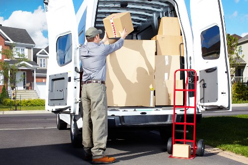 Flat removal service in Eltham apartment building