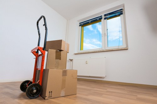 Van loading for a flat or house move in Eltham